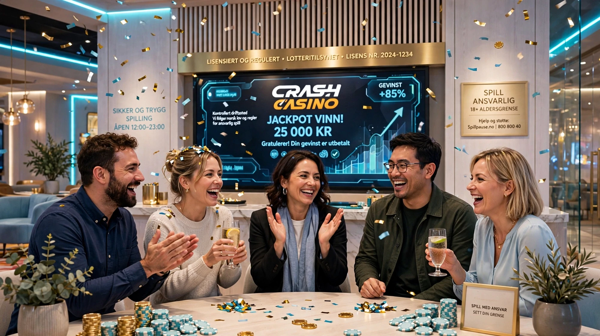 de beste jackpotspillene på Crash Casino