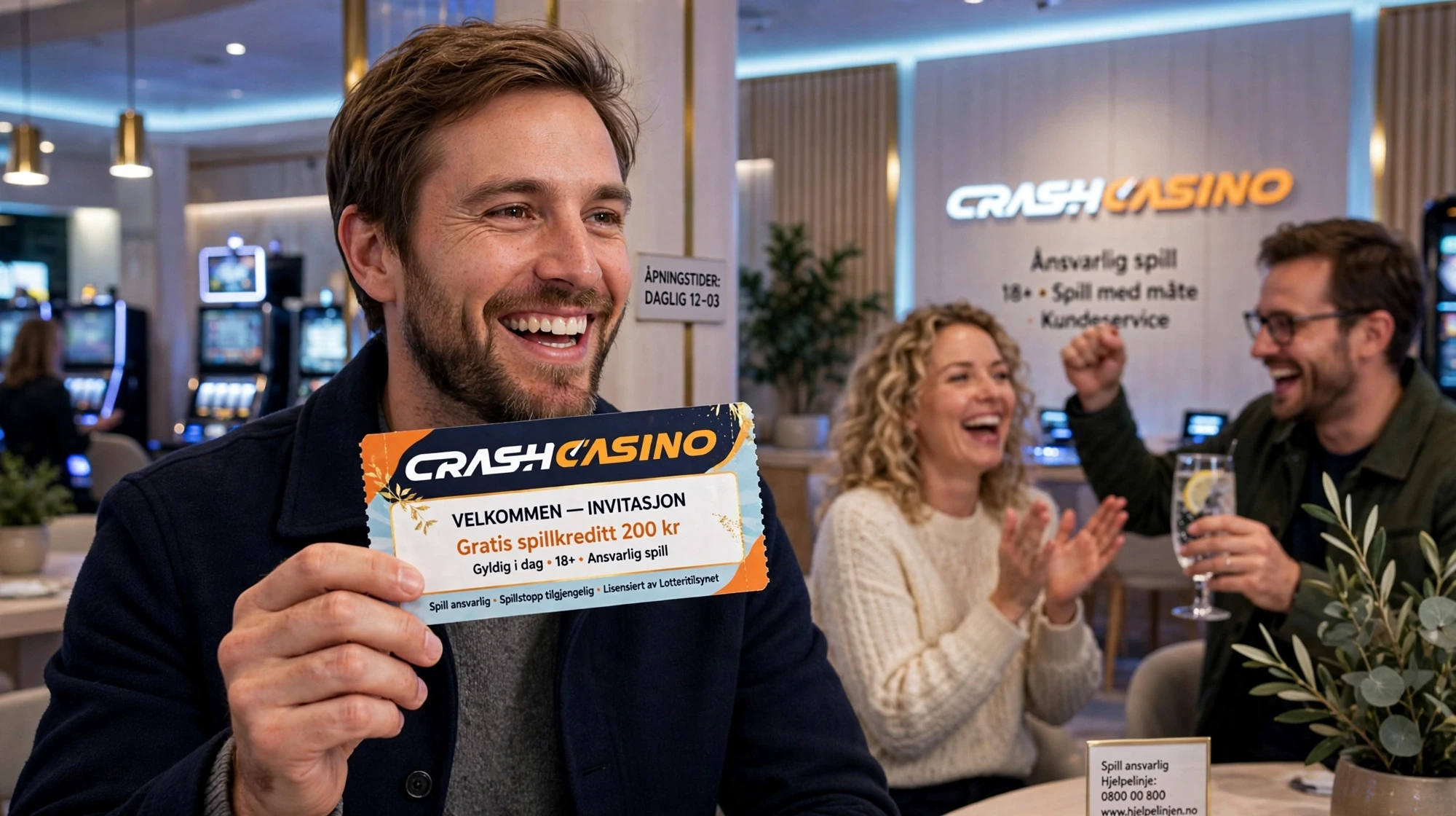 a person with a casino bonus Crash Casino CASINO